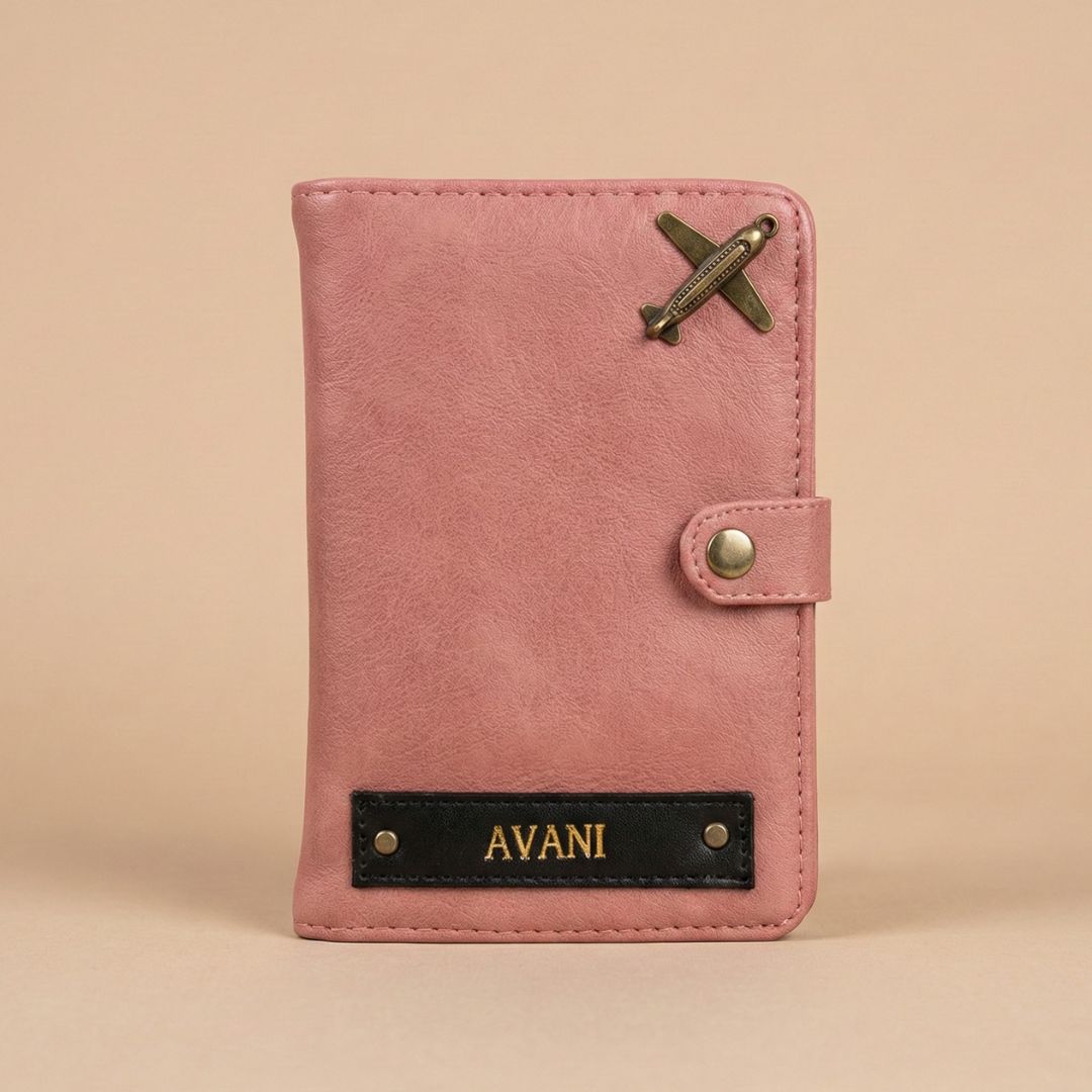 Button passport cover